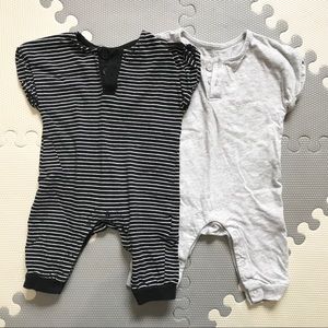 Old Navy Shirt Sleeve Rompers